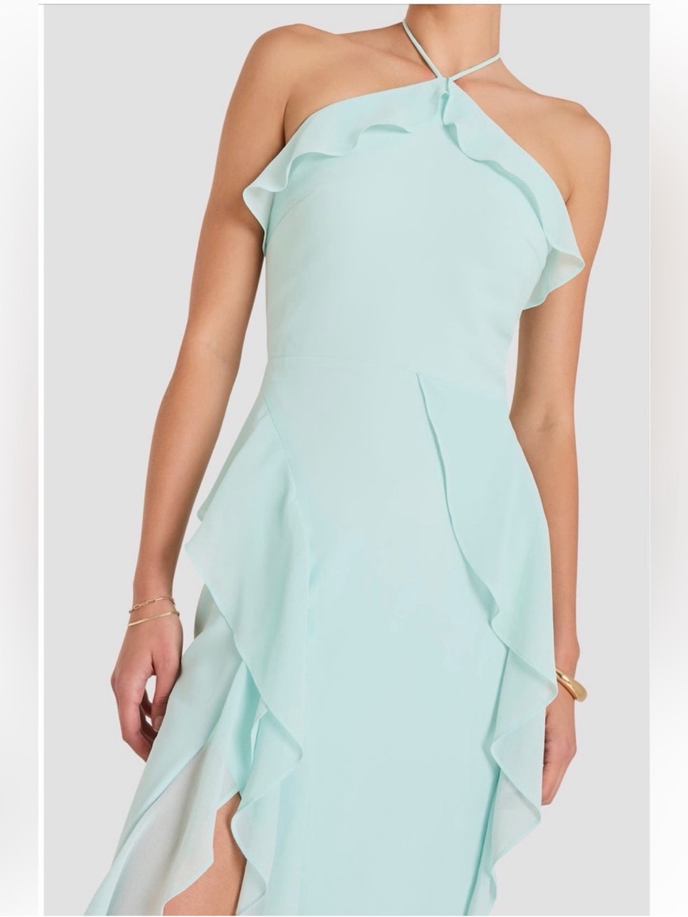 Amanda Uprichard Alessandra Halter Maxi Dress - Picture 3 of 6